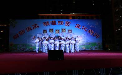 我縣舉辦“樹(shù)新民風(fēng) 精準(zhǔn)扶貧 文化同行”大型文藝晚會(huì)，助推文化惠民與脫貧攻堅(jiān)深度融合